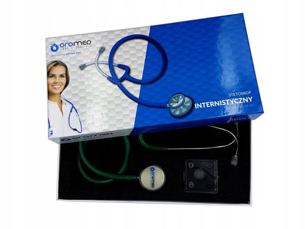 Oromed ORO-SF 502 internmedicinsk stetoskop, grøn