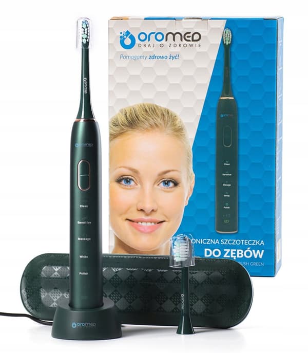 Oromed ORO-BRUSH grön sonisk eltandborste