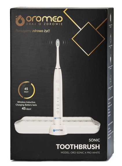 Oromed ORO-SONIC X PRO vit sonisk eltandborste