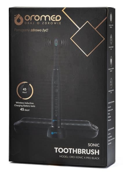 Oromed ORO-SONIC X PRO svart sonisk eltandborste