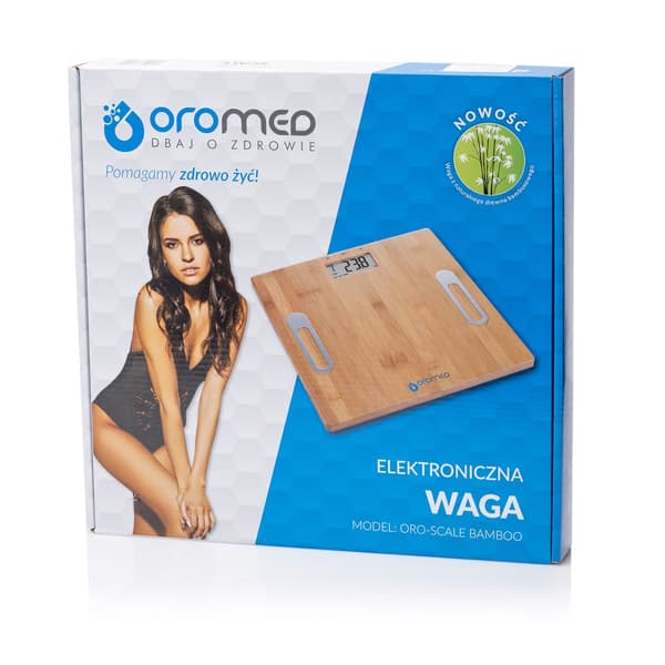 Oromed ORO SCALE BAMBOO elektroninen bambu-analyyttinen vaaka