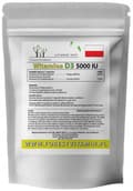 Miniatyrbillede 2 af 3: Skovvitamin STÆRK D-VITAMIN 5000 D-vitamin immunitet 250 kapsler