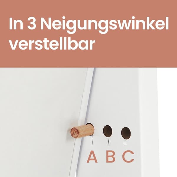 Rootz Standing Jewelry Cabinet - Mirror Cabinet - Full Body Mirror - Säkert lagrar smycken och smink - 41,2 cm x 36,5 cm x 152 cm