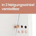 Miniatyrbild 4 av 5: Rootz Standing Jewelry Cabinet - Mirror Cabinet - Full Body Mirror - Säkert lagrar smycken och smink - 41,2 cm x 36,5 cm x 152 cm