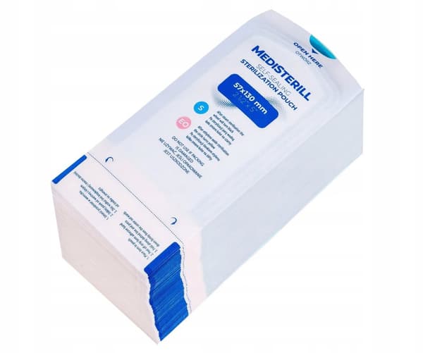 MEDISTERILL Steriliseringspåsar 57x130 mm - 200 stycken