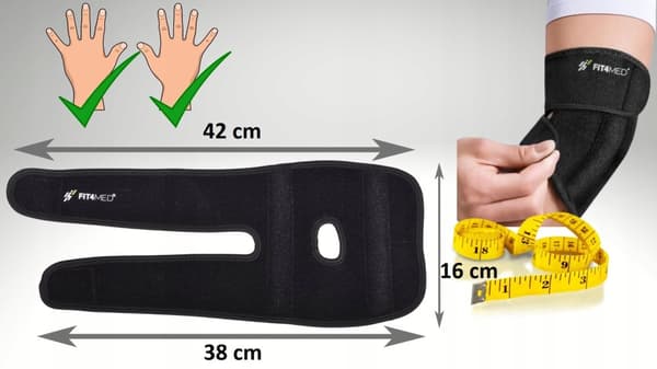 Tennisalbuebandage unisex neopren