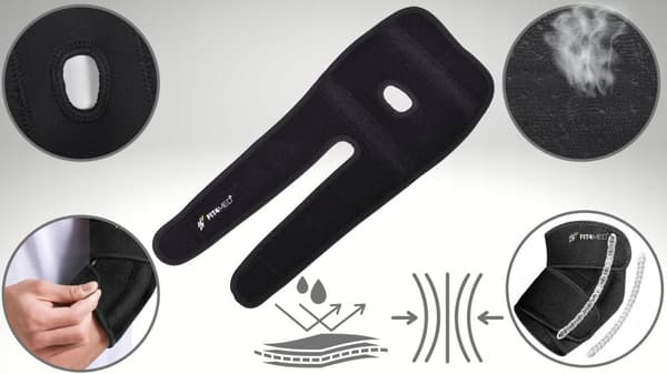 Tennisalbuebandage unisex neopren