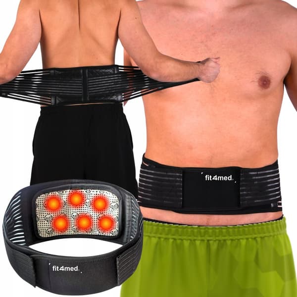 MAGNETISK LÆNDEBÆLTE VARMER OP MED MAGNETER KORSET XL/XXL