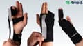 Miniatyrbillede 9 af 9: Skinnebøjle bokserfraktur boksning metakarpalknogle finger 4 5 Højre M/L