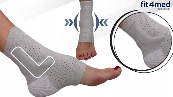 Fotledsstabiliserande stöd förstyvar och stabiliserar väl vänster/höger
