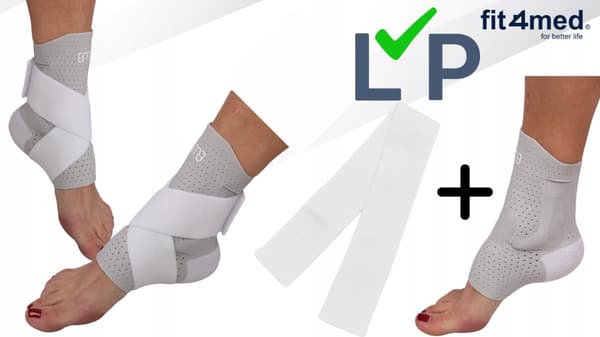 Fotledsstabiliserande stöd förstyvar och stabiliserar väl vänster/höger