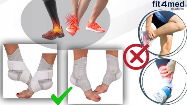 Fotledsstabiliserande stöd förstyvar och stabiliserar väl vänster/höger