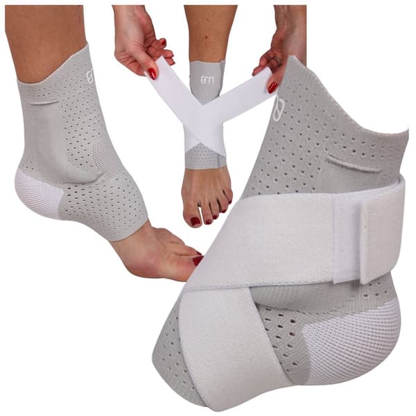Fotledsstabiliserande stöd förstyvar och stabiliserar väl vänster/höger