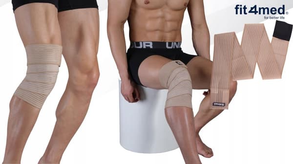 STABILISATOR KOMPRESSION KNÆBANDAGE ELASTISK KOMPRESSIONSBANDAGE UNIVERSAL