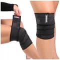 Miniatyrbild 4 av 8: STABILISATORISERANDE KOMPRESSION KNÄBANDAGE ELASTISKT KOMPRESSIONSBANDAGE UNIVERSAL