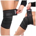 Miniatyrbild 1 av 8: STABILISATORISERANDE KOMPRESSION KNÄBANDAGE ELASTISKT KOMPRESSIONSBANDAGE UNIVERSAL