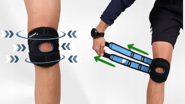STABILISERANDE KNÄSTÖD KNÄLEDEN STABILISERAR VÄL V/H