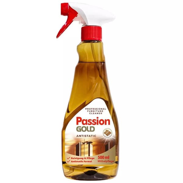 Passion Gold - Antistatisk möbelvätska 500 ml