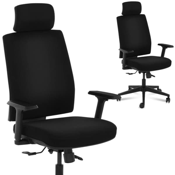 Tuoli, ergonominen kääntyvä toimistotuoli niskatuella, max 200 kg