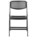 Miniatyrbillede 4 af 4: Gennembrudt catering foldbar stol til restauranter, kontorer, max 150 kg, 5 stk.