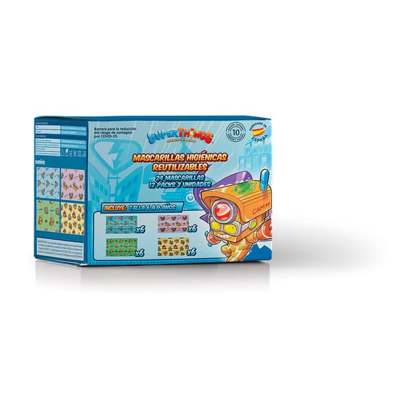 Safta Superthings 24 Enheder Ansigt Maske Flerfarvet 6-9 Years
