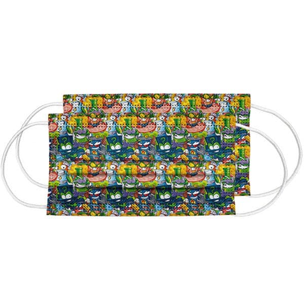 Safta Superzings 24 Enheder Ansigt Maske Flerfarvet 6-9 Years