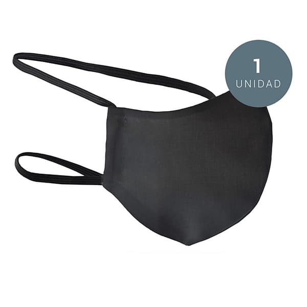 R40 ADULT hygienic protective mask 40 uses #black 1 pc