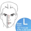 Miniatyrbillede 2 af 2: BMC CPAP Helansigtmaske, Slank Pandeholder, Nem Oxygenindtag,L