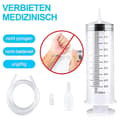 Miniatyrbild 3 av 6: 550ml Tube Stor spruta Hydroponics Näringsmätningsverktyg Återanvändbart