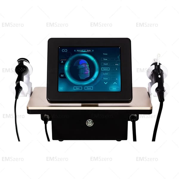 Microneedle RF-enhed, 150W effekt, tilpasselige dybdeindstillinger,Black Gold 150W Pro