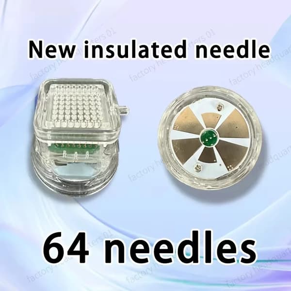Engangs RF Microneedling Patron, Isolerede Nål, Flere Stikantal Muligheder,64-pin 10 stk.