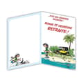 Miniatyrbild 2 av 2: Afie Glmx-2030 Large Gaston Lagaffe pensionskort - Maxi Giant A4-storlek med kuvert - Bil - 3700676605413