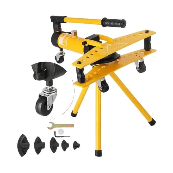 Hydraulisk rörbock, kapacitet 10 ton, 6 dies kit