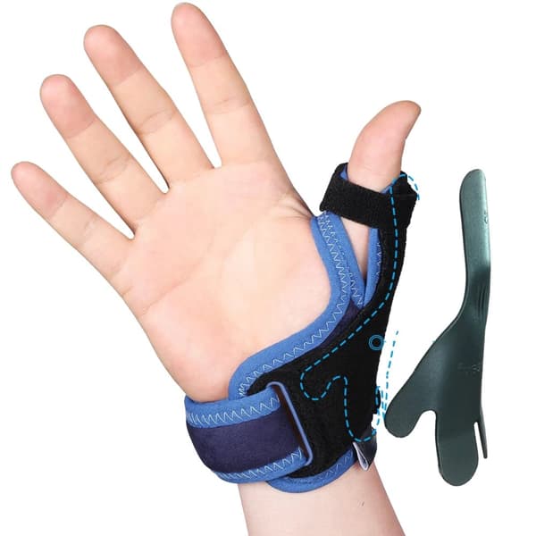 Ergonomiskt Tummstöd, Justerbar Passform, Hållbart Material,S