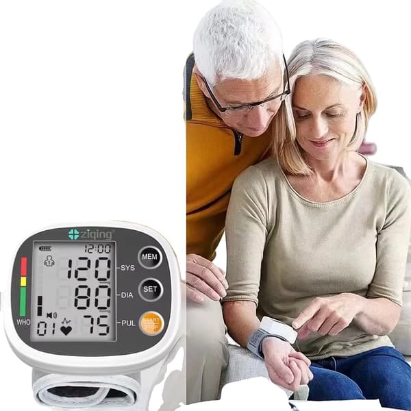 Handledsblodtrycksmätare, LCD-skärm, röstfunktion, automatisk avstängning