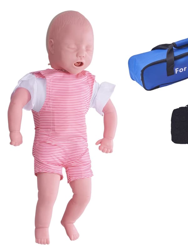 Børne-HLR Træningsdukke, Livagtig Design, PVC Materiale, 2,76 lbs,BabyInfarktModel