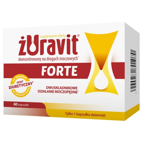 Żuravit Forte 60 kapsler Sundt urinvejssystem