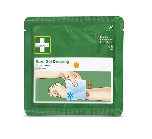 Kompress Burn Gel CEDERROTH 10x10cm 2/fp