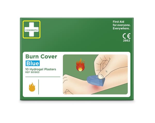 Plåster CEDERROTH Burn cover 10/fp