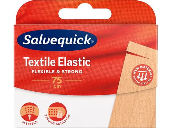 Plåster SALVEQUICK textil 75cm 12st