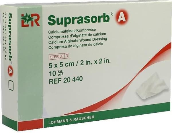 Förband SUPRASORB A 5x5cm 10/fp