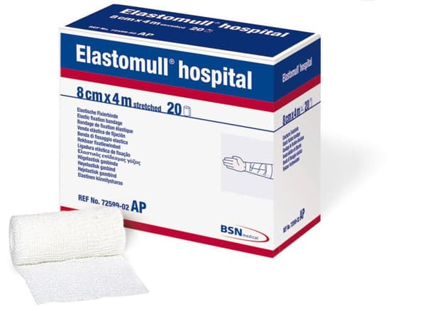 Binda ELASTOMULL 8cmx4m Latexfri 20/fp