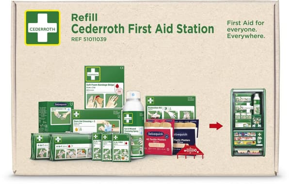 Refill Första Hjälpen-station CEDERROTH