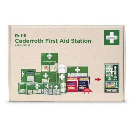 Refill Första Hjälpen-station CEDERROTH
