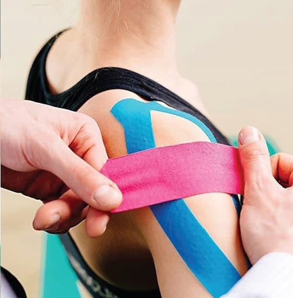 TEJP KINESIOLOGICAL TAPE PHYSIO 5CM x 5M taupe farver til SKADER