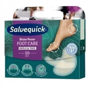Salvequick Fotvårdsplåster för fötter MIX 10 stycken