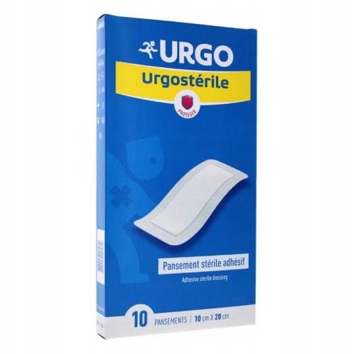 URGO Urgosteril 10 cm x 20 cm 10 stycken
