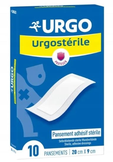 URGO Urgosteril 10 cm x 20 cm 10 stycken