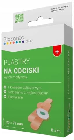 BIOCANTO CARE liktornsplåster med salicylsyra 8 st.
