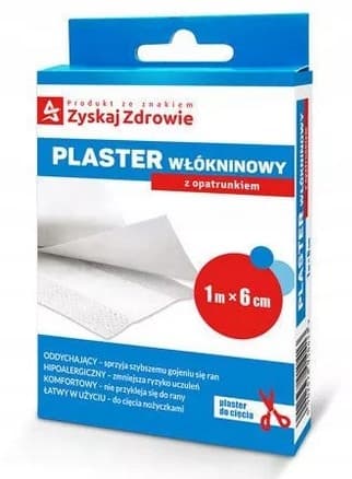 GAIN HEALTH Non-woven-lapp 1m x 6cm